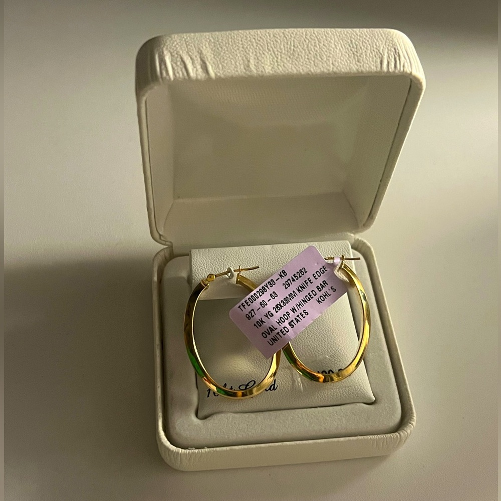 Gold Hoop Earrings - 10kt Gold